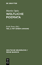 Weltliche Poemata, 1644
