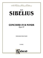 Violin concerto in D minor, op. 47