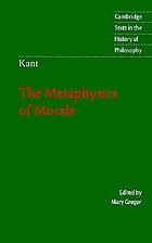 The metaphysics of morals