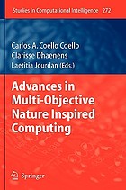 Advances in multi-objective nature inspired computing
