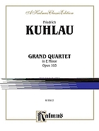 Grand quartet in E minor for four flutes, op. 103