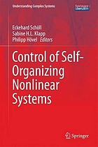 Control of self-organizing nonlinear systems