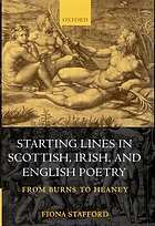 Starting lines in Scottish, Irish, and English poetry : from Burns to Heaney