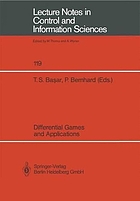 Differential games and applications