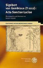 Acta Sanctae Luciae