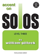 Accent on solos book 3