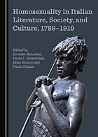 Homosexuality in Italian literature, society, and culture, 1789-1919