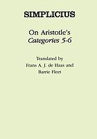 On Aristotle's "Categories 5-6