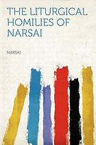 Liturgical homilies of narsai