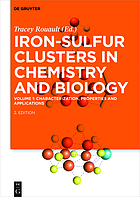 Iron-sulfur clusters in chemistry and biologynVolume 1