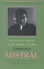 Selected prose and prose-poems
