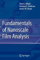 Fundamentals of nanoscale film analysis