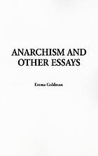 Anarchism and other essays
