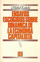 Selected essays on the dynamics of the capitalist economy 1933-1970