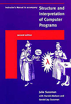 Instructor's manual to accompany Structure and interpretation of computer programs