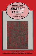Abstract labour : a critique