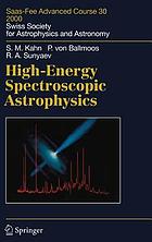 High-energy spectroscopic astrophysics