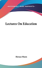 Lectures on education
