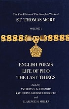 The complete works of St. Thomas More