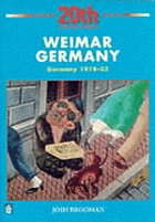 The Weimar chronicle : prelude to Hitler