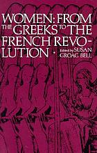 Women from the Greeks to the French revolution