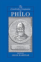 The Cambridge companion to Philo