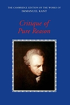 Critique of pure reason