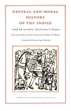 Natural and moral history of the Indies