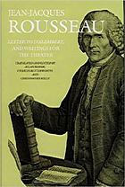 Letter to D'Alembert and writings for the theater