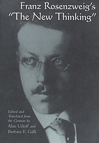 Franz Rosenzweig's "The new thinking