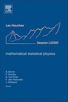 Mathematical Statistical Physics : Lecture Notes of the les Houches Summer School 2005