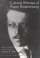 Cultural writings of Franz Rosenzweig