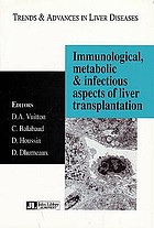 Immunological, metabolic and infectious aspects of liver transplantation Trends and advances in liver diseases : immunological, metabolic and infectious aspects of liver transplantation : proceedings of the International Congress held in Chamrousse (France) February, 1-2, 1991