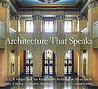 Architecture that speaks : S.C.P. Vosper and ten remarkable buildings at Texas A & M