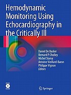 Hemodynamic monitoring using echocardiography in the critically ill