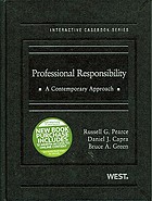 Professional responsibility : a contemporary approach