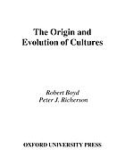 The origin and evolution of cultures