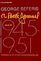 Days of 1945-1951; a poet's journal