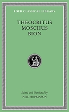 Theocritus, Moschus, Bion