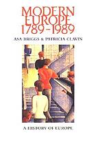 Modern Europe 1789 - 1989