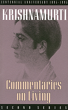 Commentaries on living : third series, from the notebooks of J. Krishnamurti