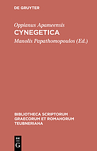 Oppianus Apameensis Cynegetica ; Eutecnius Sophistes Paraphrasis metro soluta