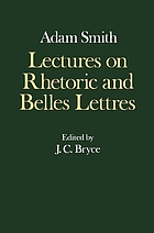 Lectures on rhetoric and belles lettres