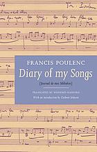 Diary of my songs = Journal de mes mélodies