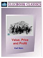 Value, price and profit