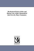 The poetical works of Alice and Phoebe Cary