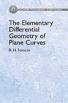 The elementary differential geometry of plane curves