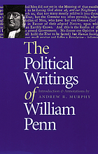 The political writings of William Penn