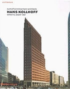 Hans Kollhoff : Kollhoff & Timmerman Architects