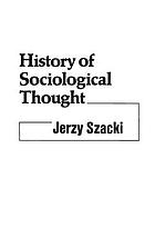 History of sociological thought